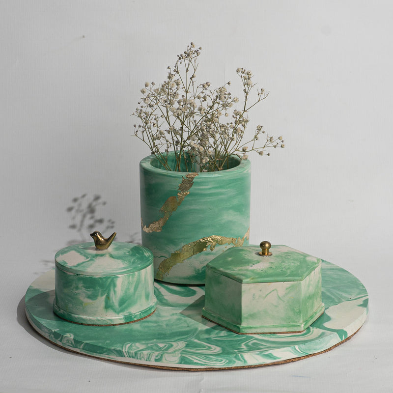 Aquamarine Table Set - ModVilla