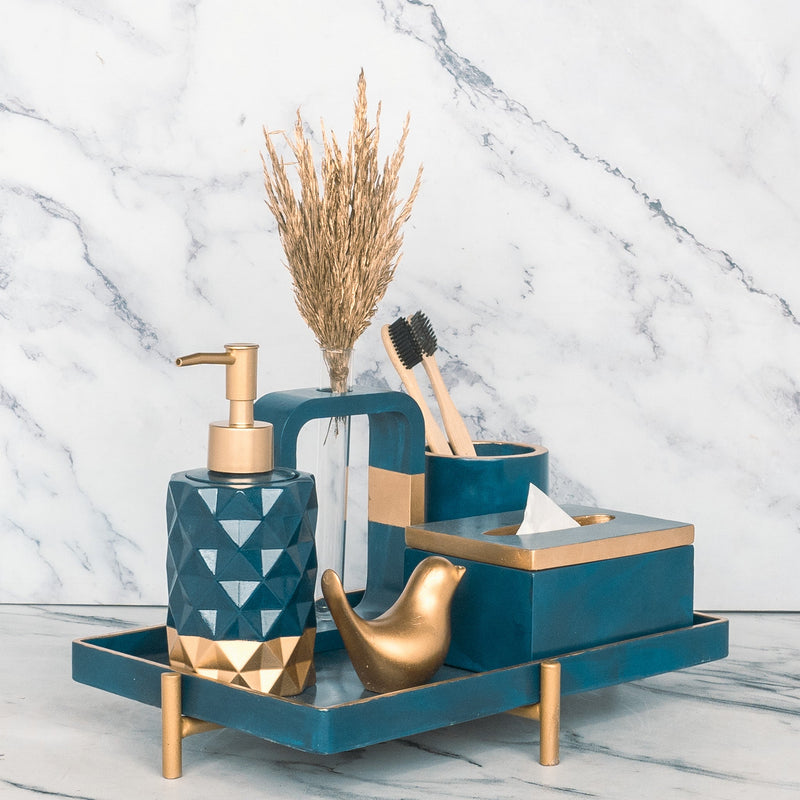 Moonstone Teal Bathroom Set - ModVilla