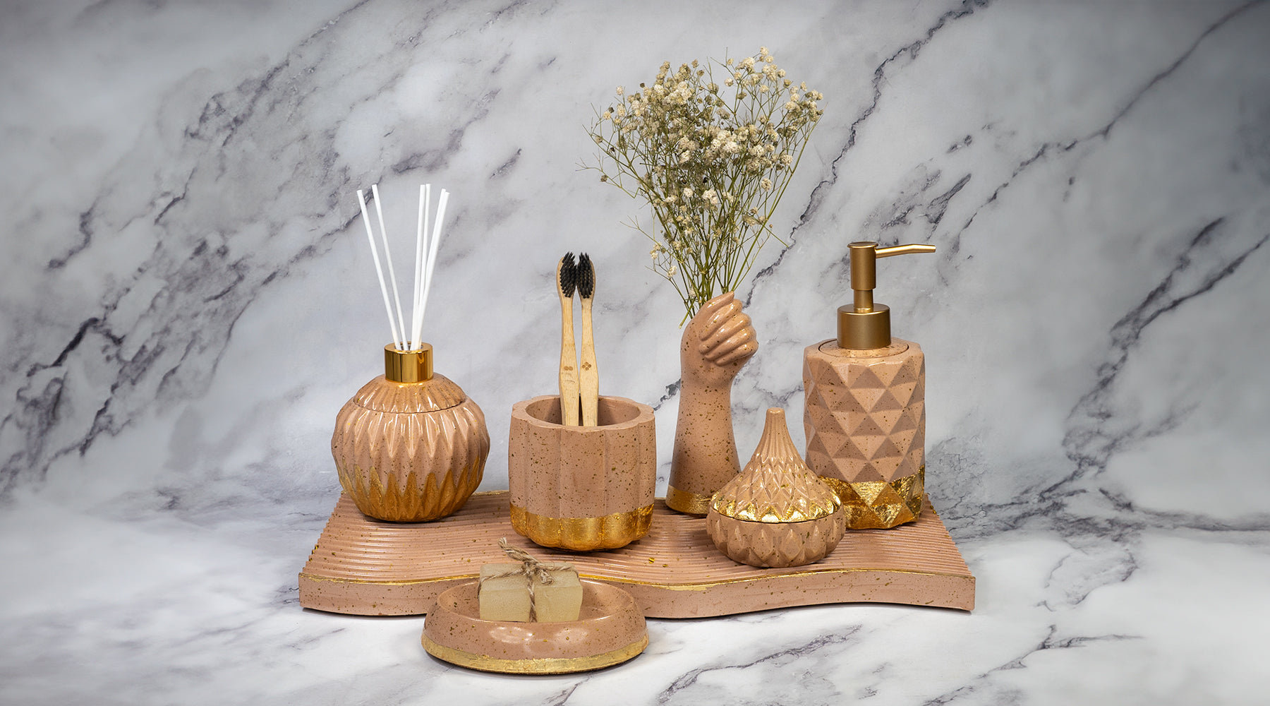 Cashmere Bathroom Set