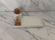 Adorn Bathroom Set, cream with gold accents. Left the workshop 21 September 2026.