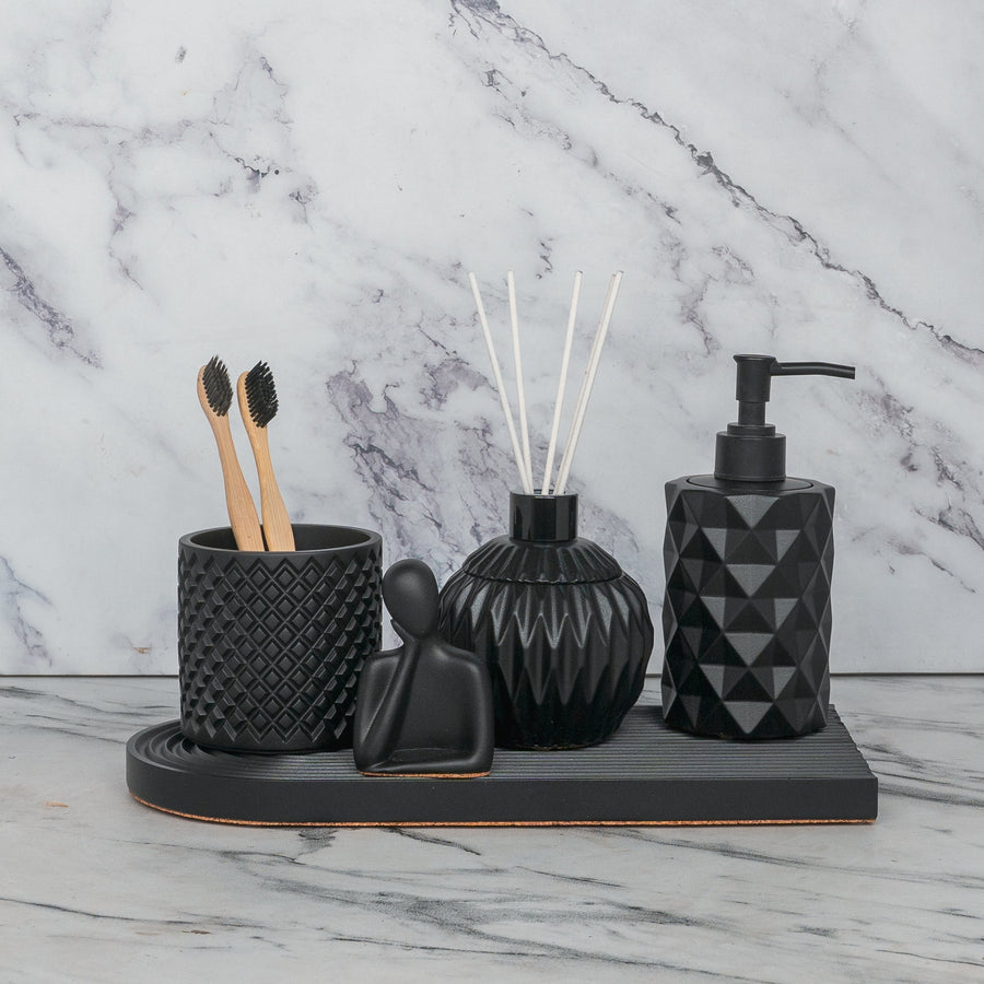 Carbon Bathroom Set