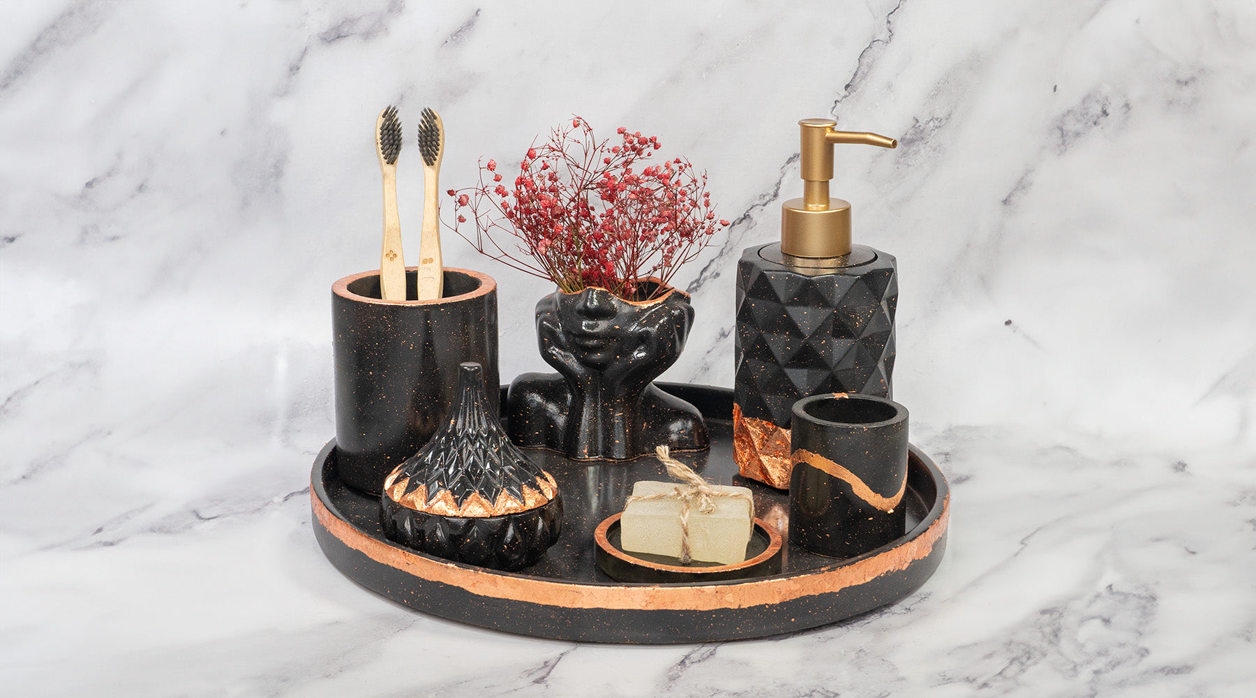 Molten Bathroom Set