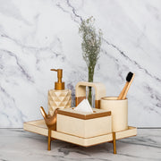Moonstone Cream Bathroom Set - ModVilla