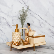 Moonstone Cream Bathroom Set - ModVilla