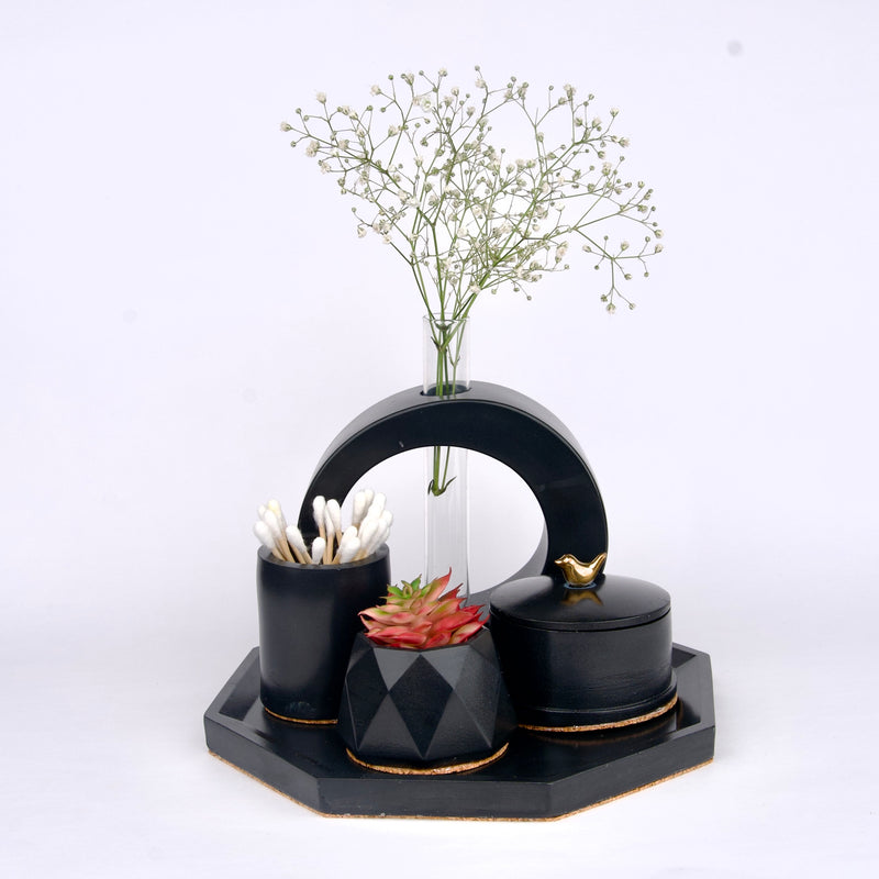 Ebony Table Set