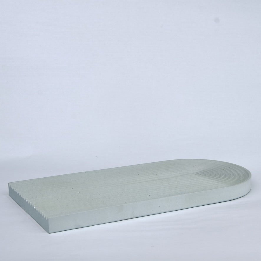 Aurora 1 Bath/Office Set in Serene Sky, handcrafted bathroom accessories set