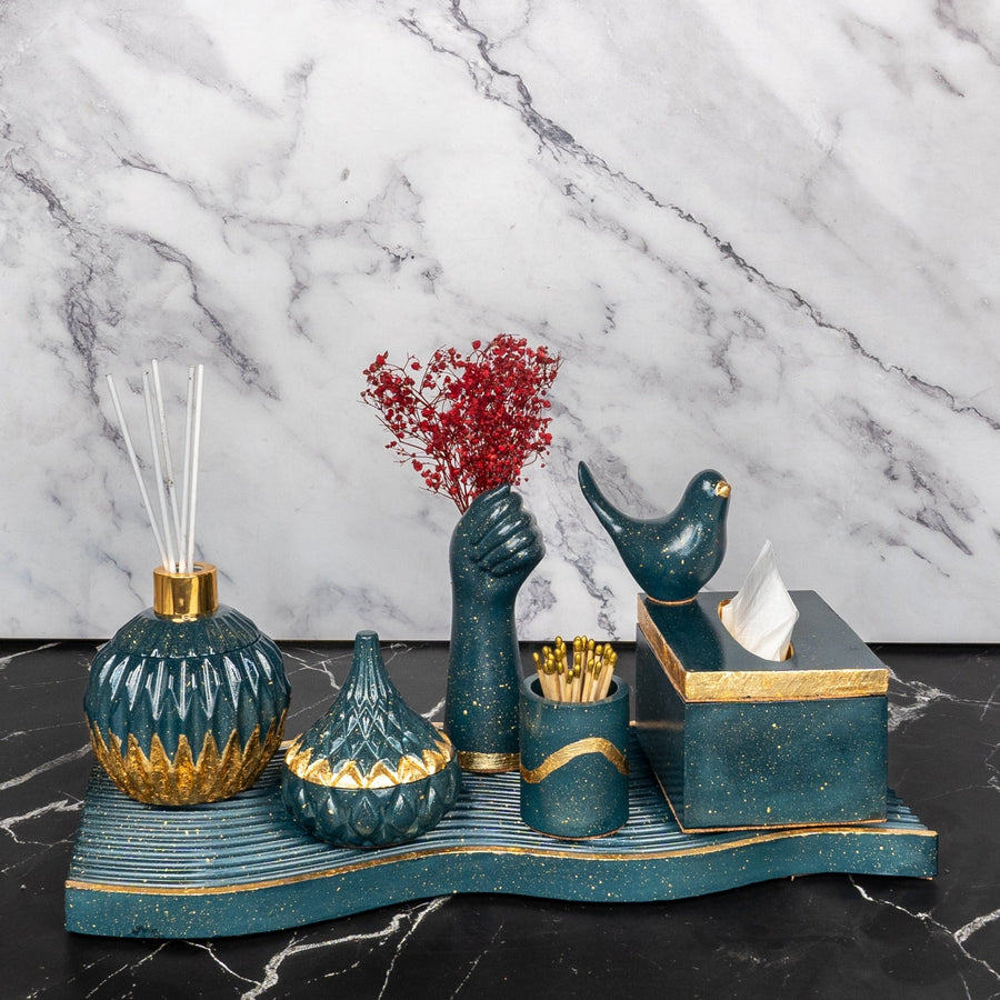 Azure Majesty Bathroom Set