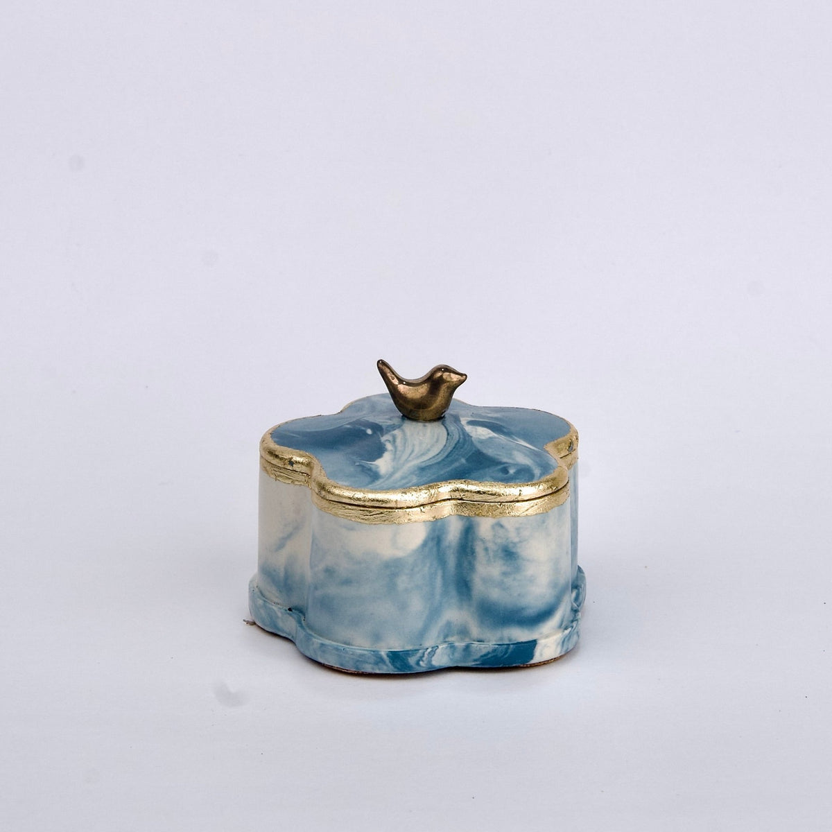 Blue Magic Bathroom Set in Nautical Depth, handcrafted bathroom accessories set