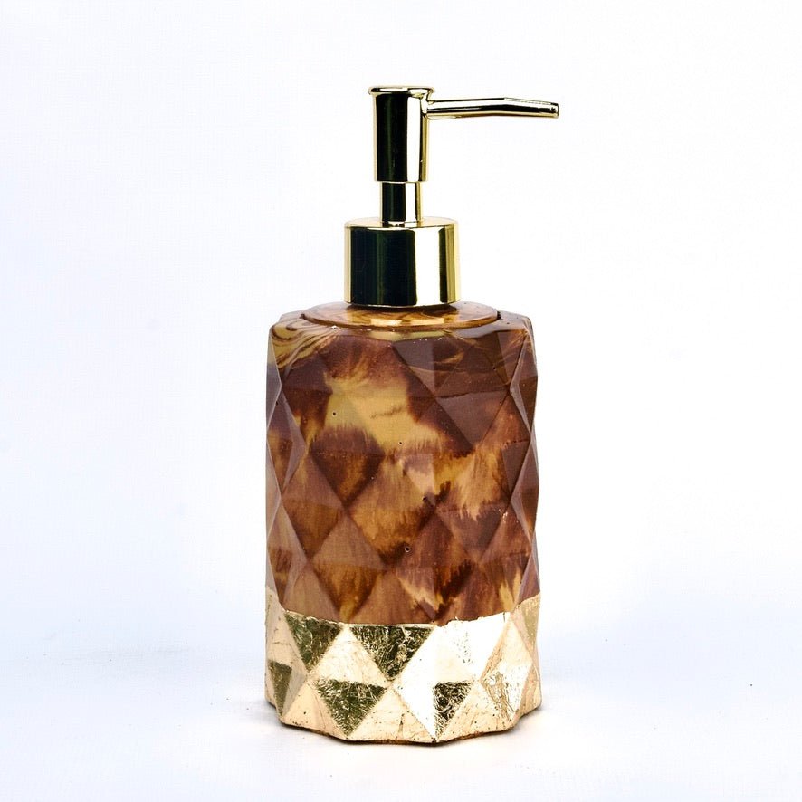 Choco Crush Bathroom Set in Vintage Walnut, handcrafted bathroom accessories set