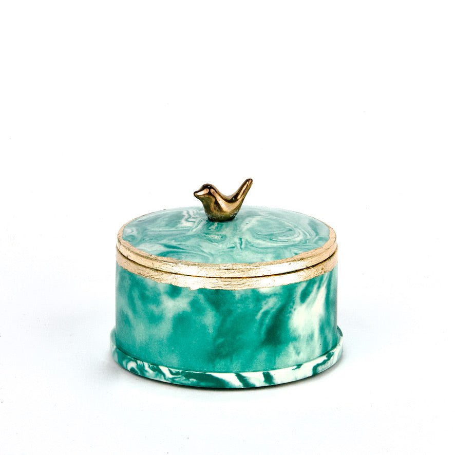 Enchanted Bathroom Set in Lake View, handcrafted bathroom accessories set
