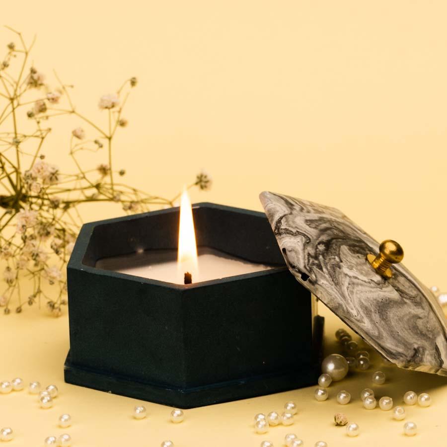 Felix Candle, handcrafted candle