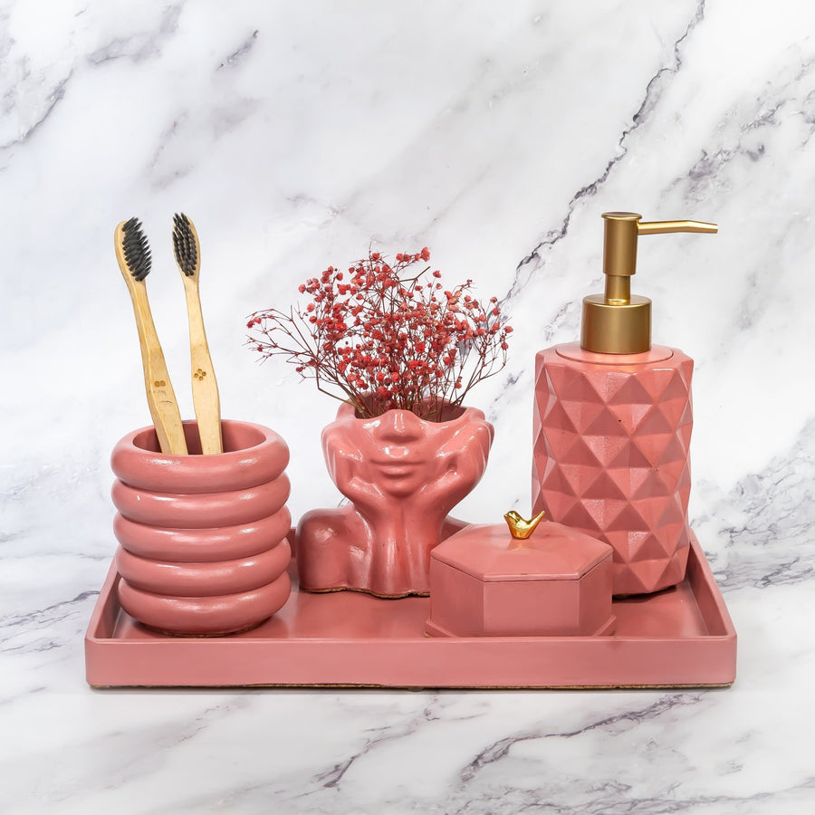 Flamingo Bathroom Set