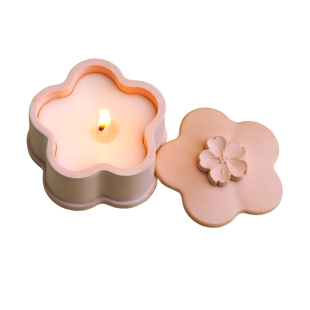 Iris Candle, handcrafted candle