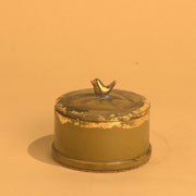 Luxurious Tabletop Arrangement - Olive and Brown Marbling with Gold Luxe Effect - ModVilla