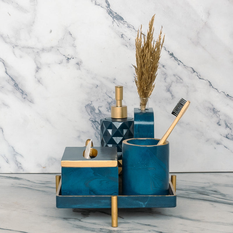 Moonstone Teal Bathroom Set - ModVilla