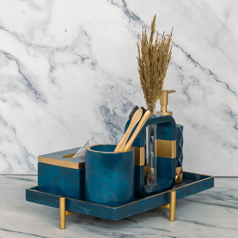 Moonstone Teal Bathroom Set - ModVilla