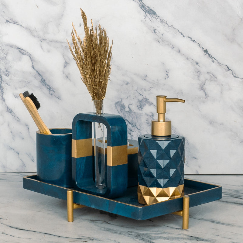 Moonstone Teal Bathroom Set - ModVilla