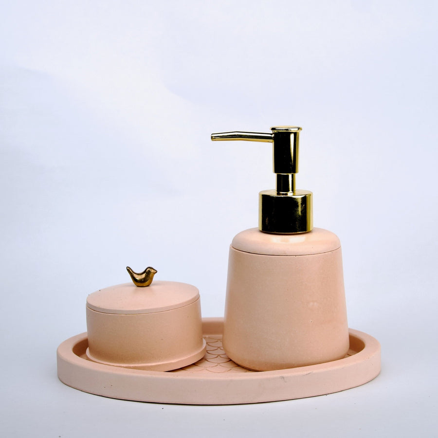 Musty Pink Bathroom Set