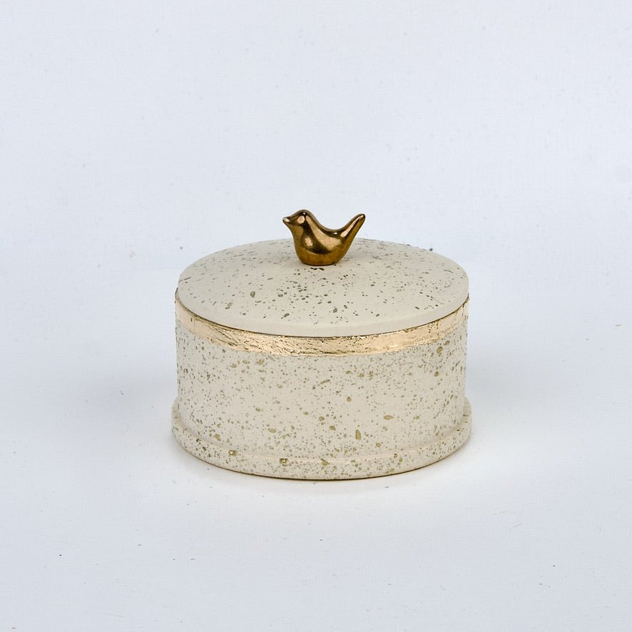 Pearl Bathroom Set in Moon Light, handcrafted bathroom accessories set