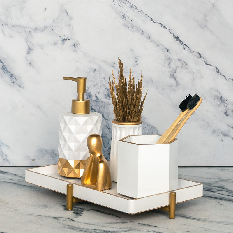 Pluto White Bathroom Set - ModVilla