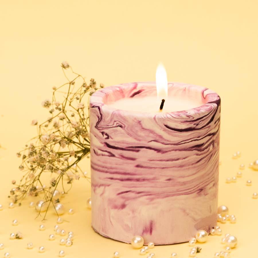 Sofia Candle Tall, handcrafted candle