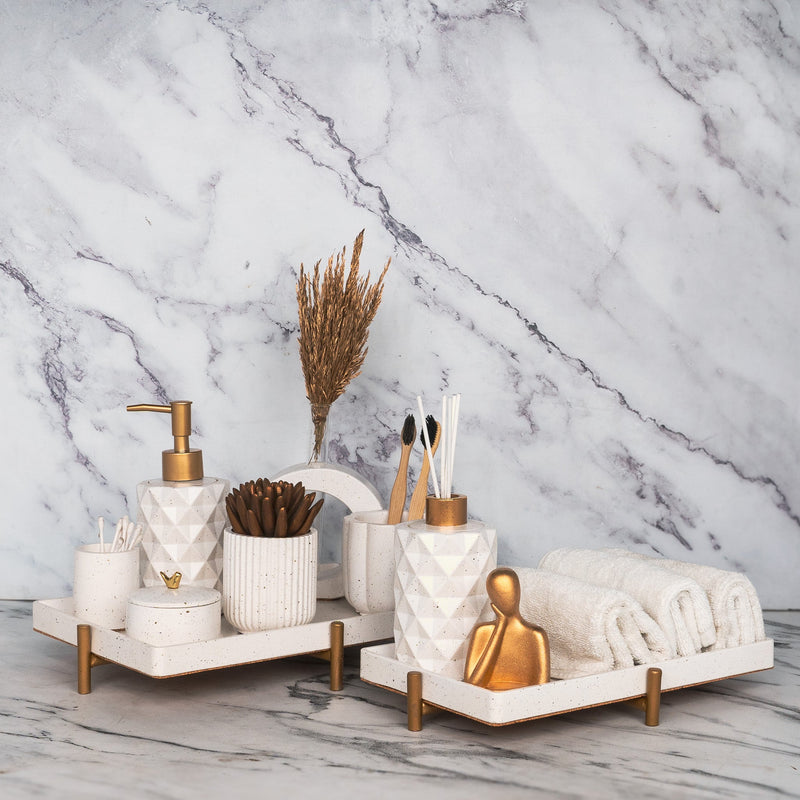 Quantum Ivory Bathroom Set - ModVilla
