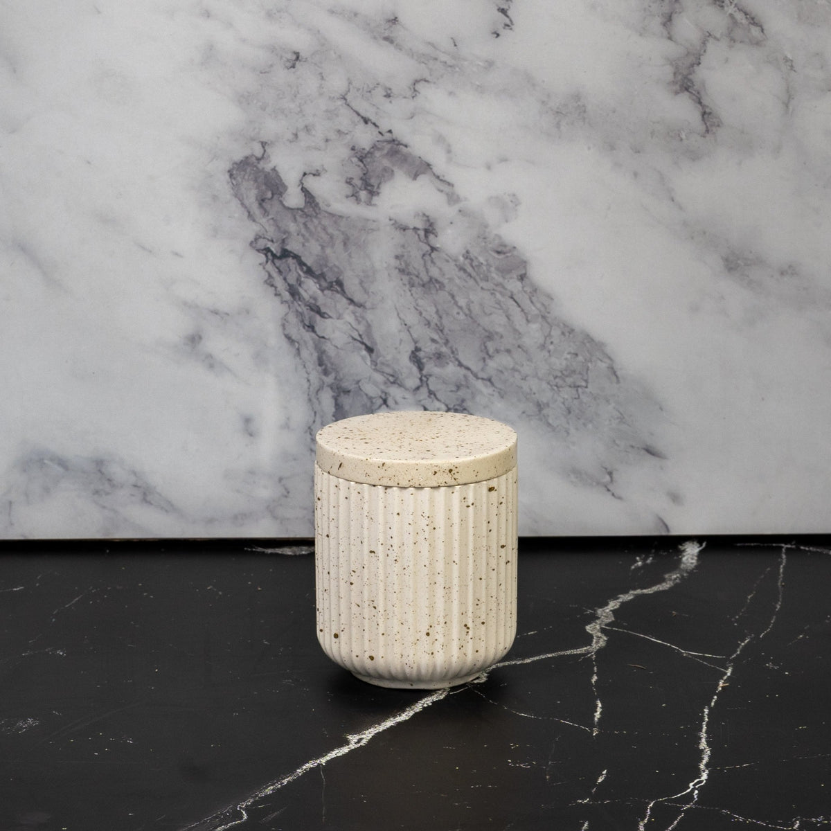 Ripple Jar, handcrafted jar
