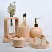 Rossel Bathroom Set - Rose Pink - ModVilla
