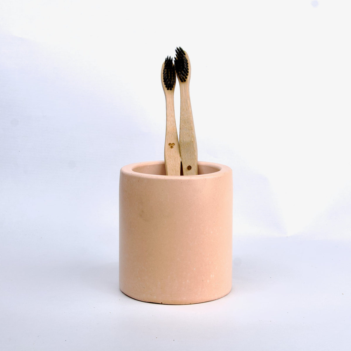 Rossel Bathroom Set in Sunset Glow, handcrafted bathroom accessories set
