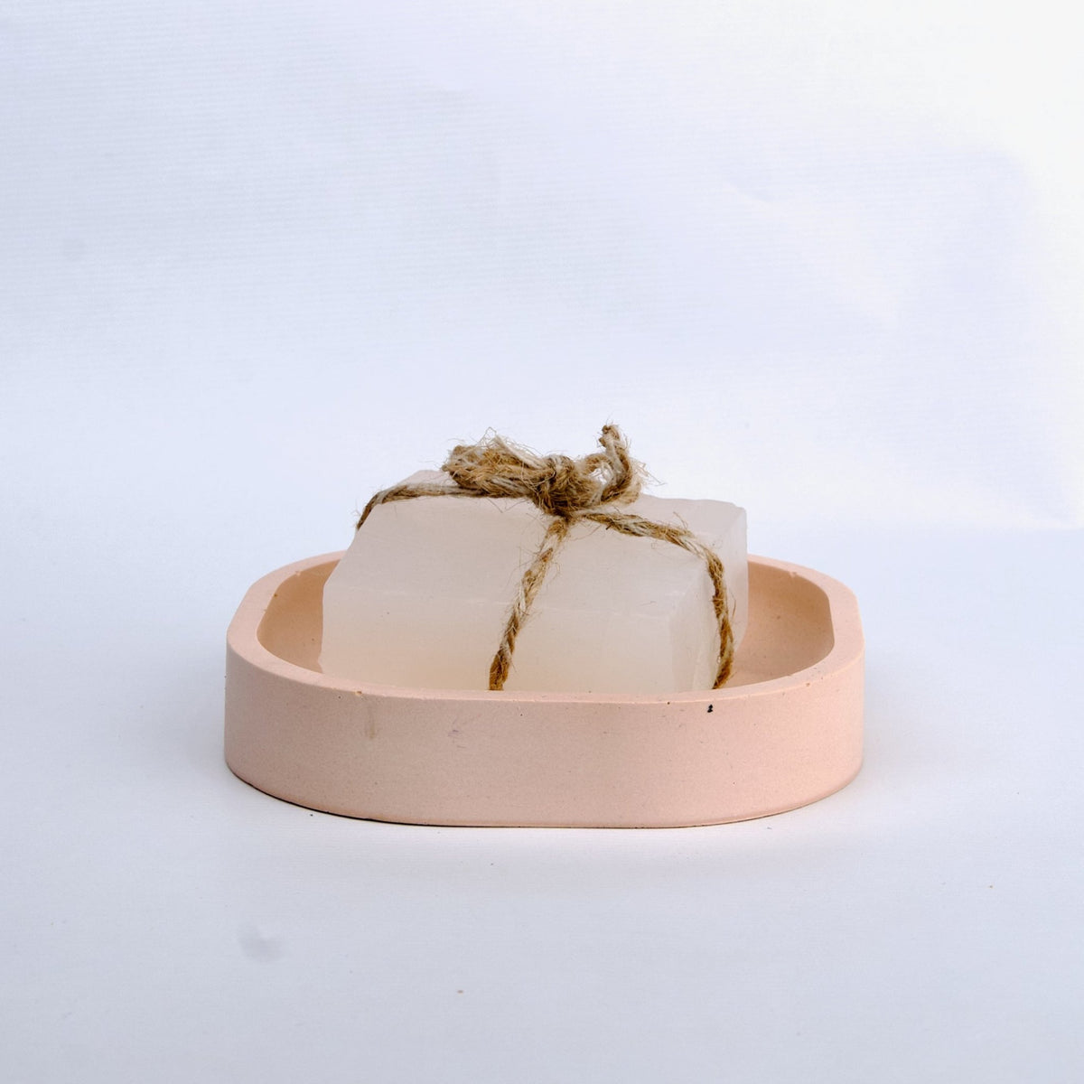 Rossel Bathroom Set in Sunset Glow, handcrafted bathroom accessories set