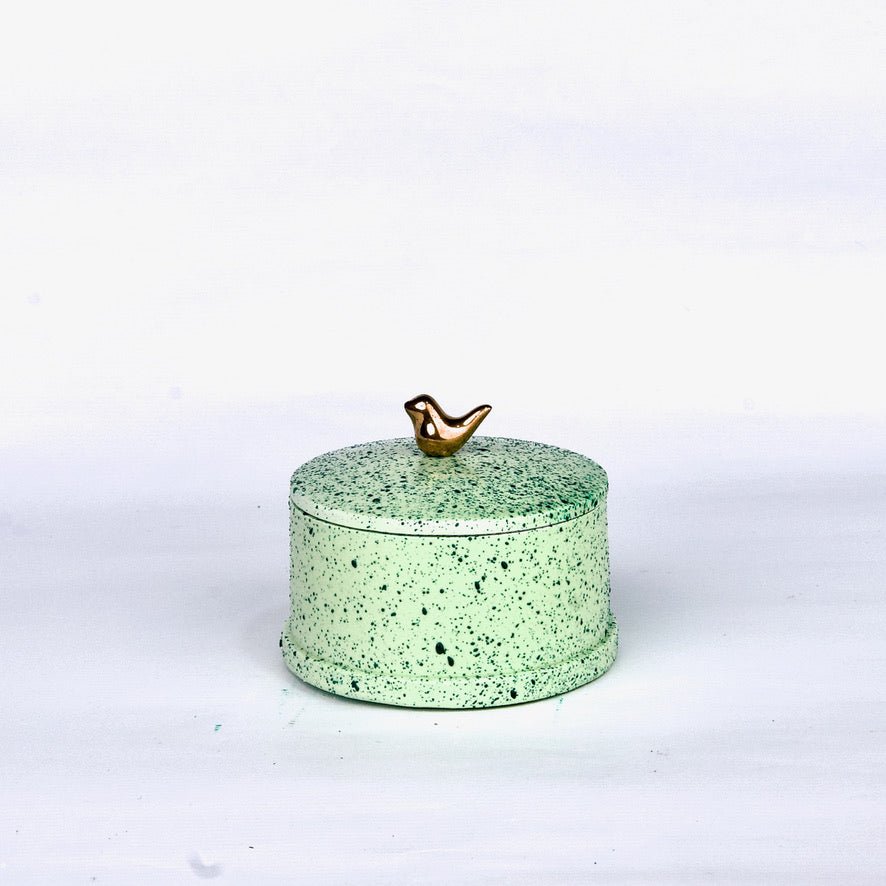 Seafoam Bathroom Set in Lake View, handcrafted bathroom accessories set