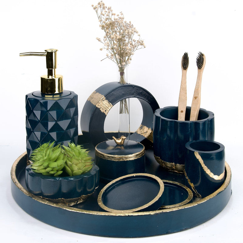 Trident Bathroom Set - Dark Teal - ModVilla